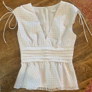 Amanda Uprichard White Blouse